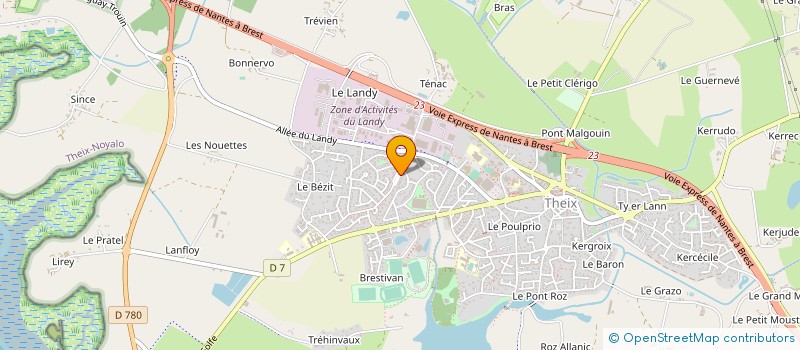 localisation de l'entreprise EURL MECHIN à THEIX-NOYALO