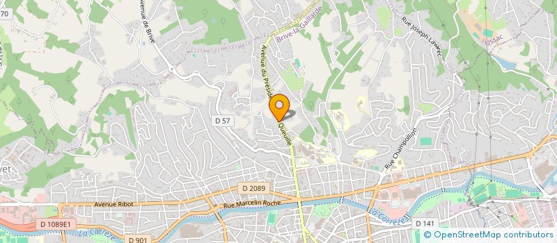 localisation de l'entreprise EURL MEDAWAR KFZ HANDEL  BRIVE-LA-GAILLARDE