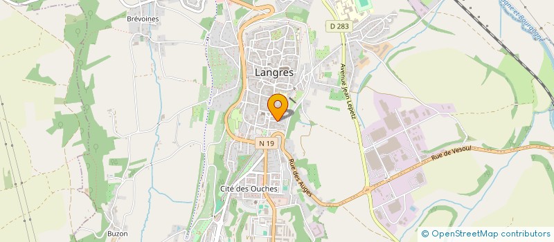 localisation de l'entreprise EURL MEDIA LUNA à LANGRES