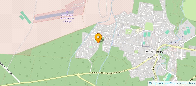 localisation de l'entreprise EURL MEDICAL THIRY à MARTIGNAS-SUR-JALLE