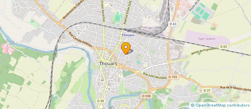 localisation de l'entreprise EURL MELARAGNI FABRICE à THOUARS