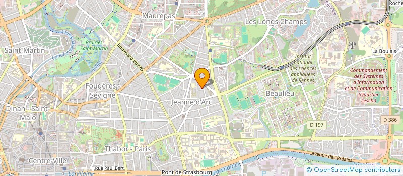 localisation de l'entreprise EURL MELAYE RENE à RENNES