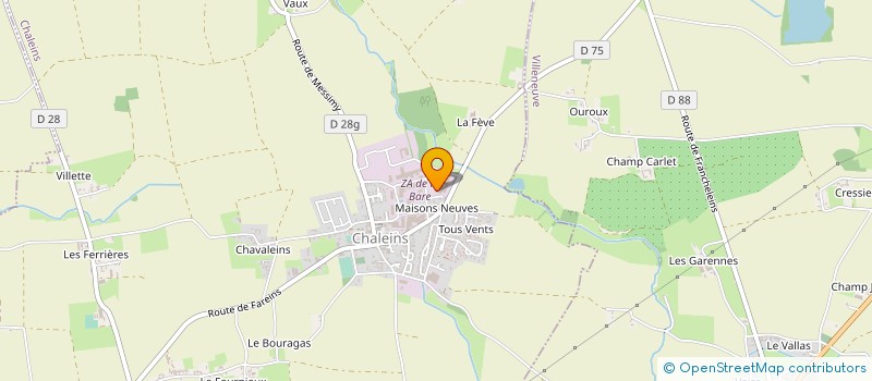 localisation de l'entreprise EURL MELINON à FRANS