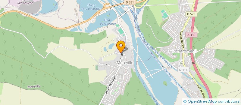 localisation de l'entreprise EURL MELIS  MEREVILLE