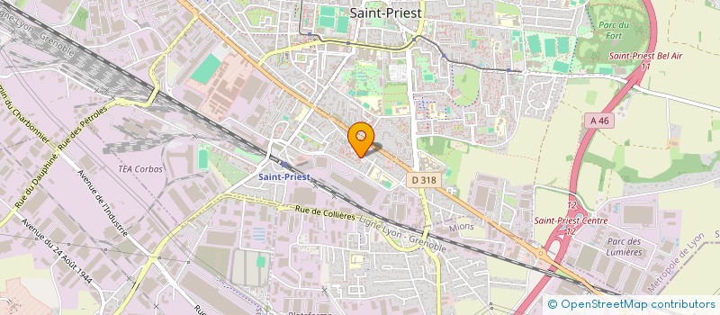 localisation de l'entreprise EURL MELISS  SAINT-PRIEST