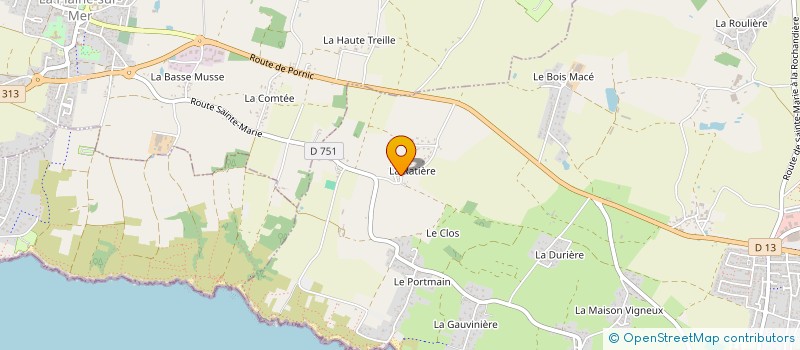 localisation de l'entreprise EURL MELLERIN STEPHANE à PORNIC