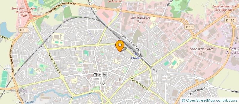 localisation de l'entreprise EURL MELODIE à CHOLET