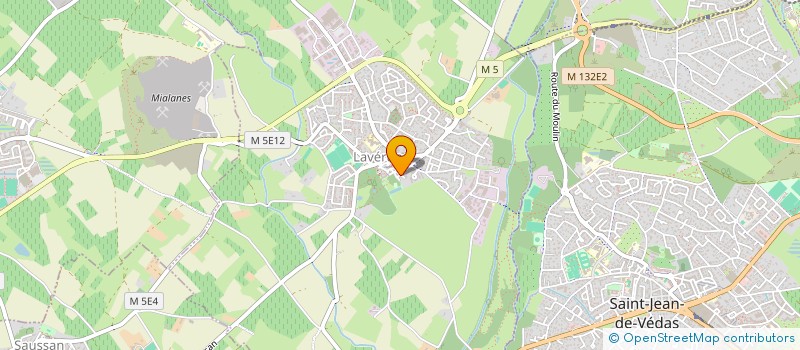 localisation de l'entreprise EURL MENUISERIE 34 à LAVERUNE