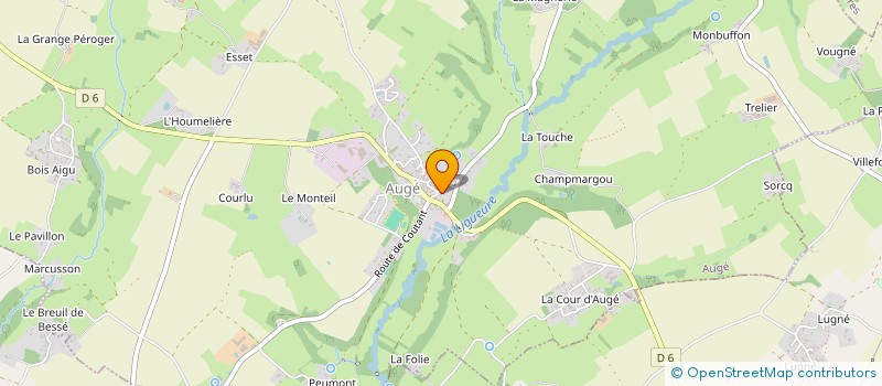 localisation de l'entreprise EURL MENUISERIE 362 à AUGE