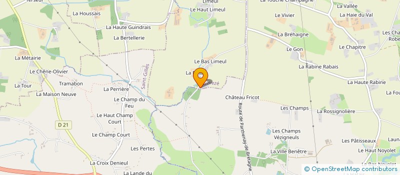localisation de l'entreprise EURL MENUISERIE ATOUTS SERVICES à GEVEZE