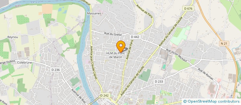 localisation de l'entreprise EURL MENUISERIE BOIS CASSUTTI  VILLENEUVE-SUR-LOT