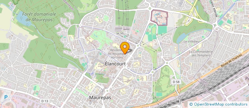 localisation de l'entreprise EURL MENUISERIE D'ELANCOURT  ELANCOURT