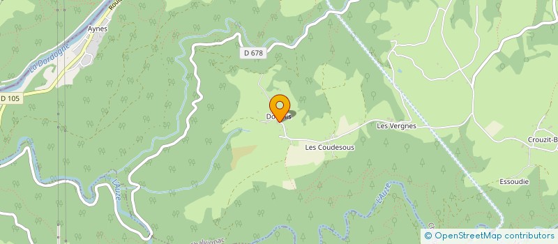 localisation de l'entreprise EURL MENUISERIE DUVAL à CHALVIGNAC