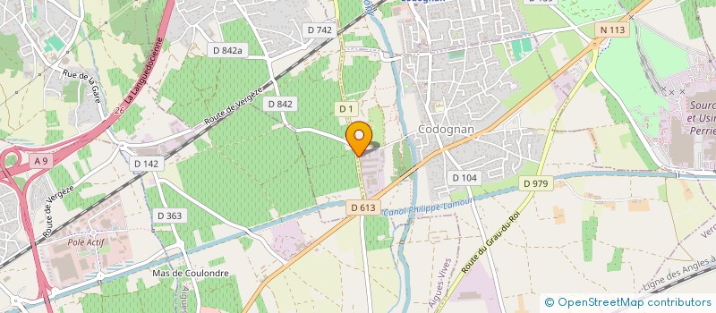 localisation de l'entreprise EURL MENUISERIE MARTIN CLAUDE  CODOGNAN