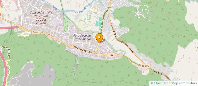 localisation de l'entreprise EURL MENUISERIE-MICHARD à GEMENOS