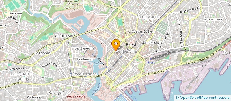 localisation de l'entreprise EURL MERCEUR à BREST