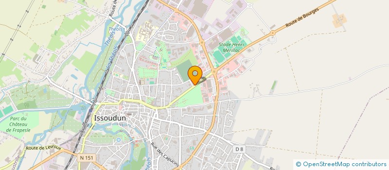 localisation de l'entreprise EURL MERCURE à ISSOUDUN