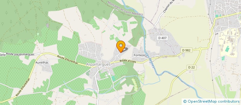 localisation de l'entreprise EURL MERIC & ENFANTS  ARPAILLARGUES-ET-AUREILLAC