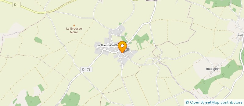 localisation de l'entreprise EURL MERLE  ALLOINAY