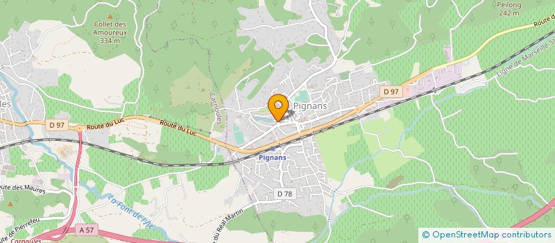 localisation de l'entreprise EURL MERLET  PIGNANS