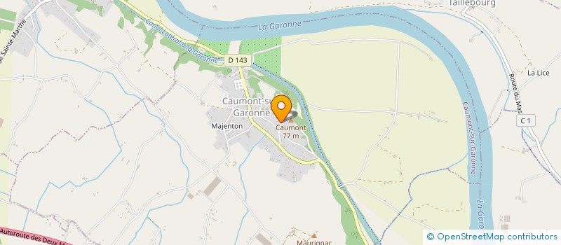 localisation de l'entreprise EURL MERLET PATRICK  CAUMONT-SUR-GARONNE