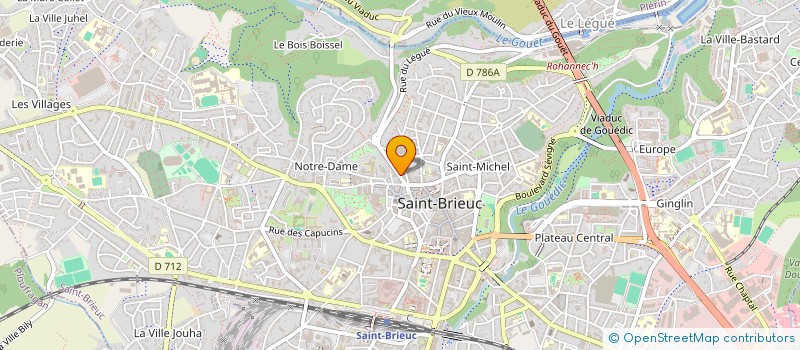 localisation de l'entreprise EURL MEROUD à SAINT-BRIEUC