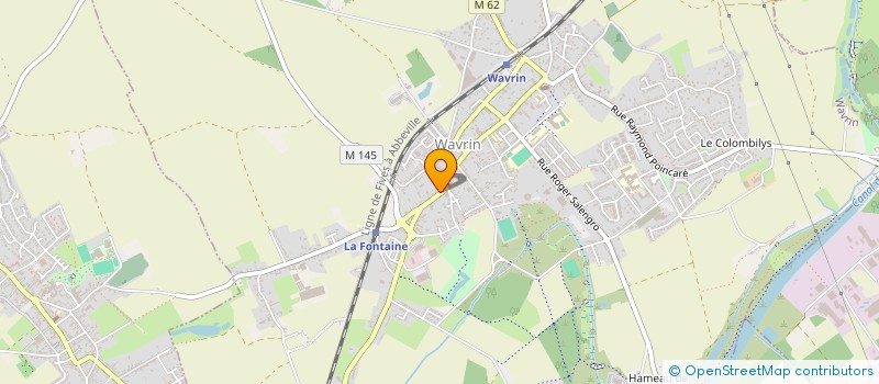 localisation de l'entreprise EURL MERVAILLE FABIEN  WAVRIN