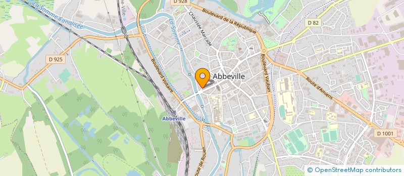 localisation de l'entreprise EURL MES IMMO à ABBEVILLE