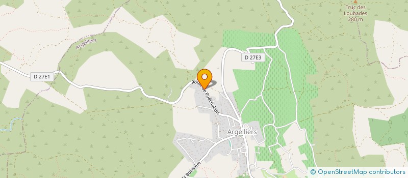 localisation de l'entreprise EURL MESCLADIS  ARGELLIERS