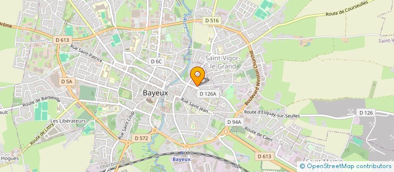 localisation de l'entreprise EURL MEUNIER  BAYEUX