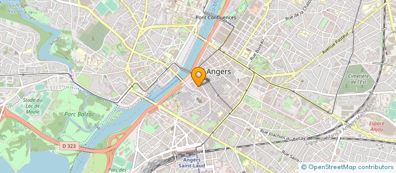 localisation de l'entreprise EURL MG à ANGERS