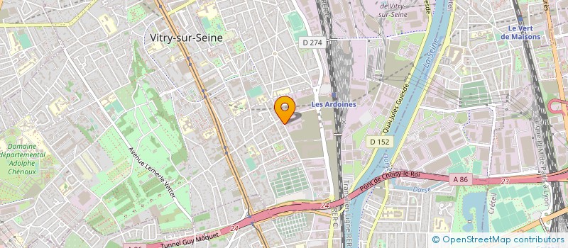localisation de l'entreprise EURL MGDE à VITRY-SUR-SEINE
