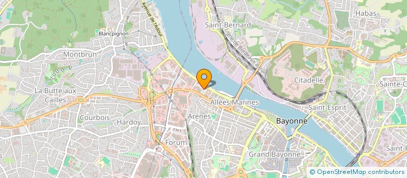 localisation de l'entreprise EURL MGL  BAYONNE