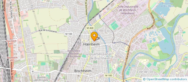 localisation de l'entreprise EURL MHL CONCEPT  HNHEIM