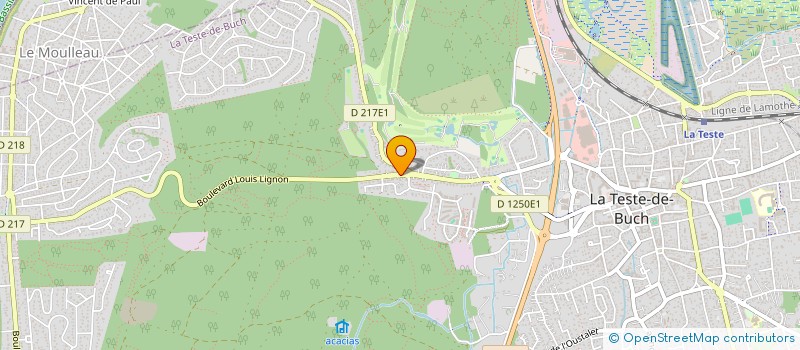 localisation de l'entreprise EURL MHP  LA TESTE-DE-BUCH