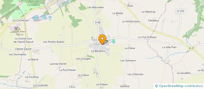 localisation de l'entreprise EURL MI CASITA  MINIAC-SOUS-BECHEREL