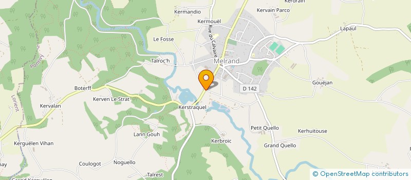 localisation de l'entreprise EURL MICHEL  PONTIVY