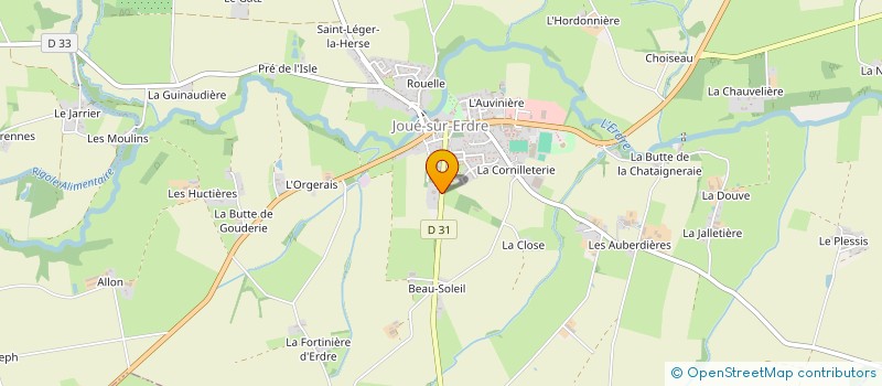 localisation de l'entreprise EURL MICHEL BERTRAND à JOUE-SUR-ERDRE