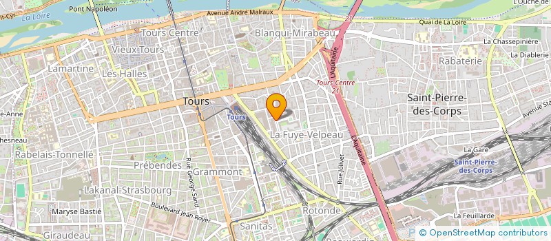 localisation de l'entreprise EURL MICHEL LAFON  TOURS