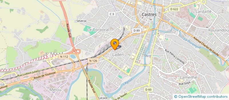 localisation de l'entreprise EURL MICHEL PEINTURE  CASTRES