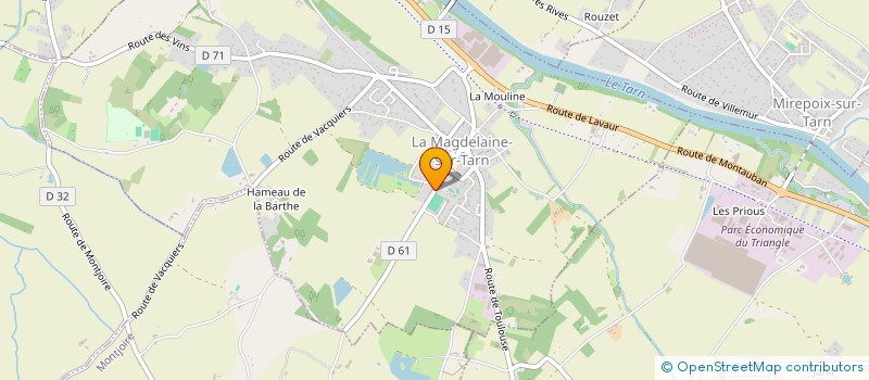 localisation de l'entreprise EURL MICHEL PORTA  LA MAGDELAINE-SUR-TARN