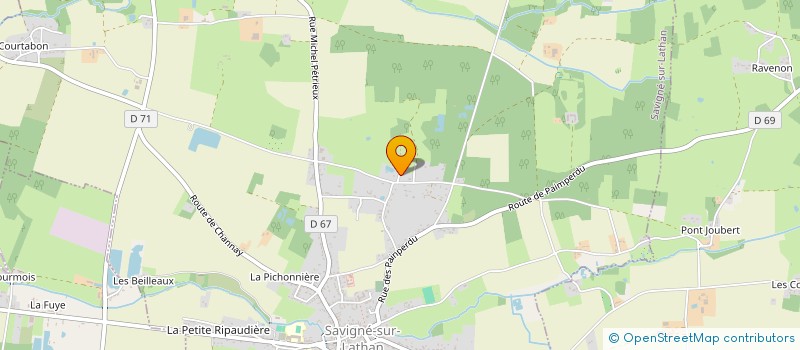 localisation de l'entreprise EURL MICKAPELLE  SAVIGNE-SUR-LATHAN