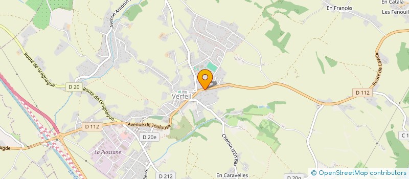 localisation de l'entreprise EURL MIDI SELF RESTAURATION à VERFEIL