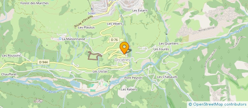 localisation de l'entreprise EURL MIELLOT à ORCIERES