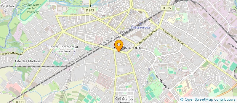 localisation de l'entreprise EURL MIEUX VIVRE SERVICES à CHATEAUROUX