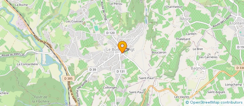 localisation de l'entreprise EURL MIGL à VAL D'OINGT