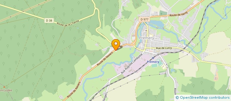 localisation de l'entreprise EURL MIJEON à PREMERY