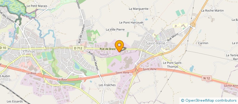 localisation de l'entreprise EURL MILLE ET UNE CREPES à HILLION