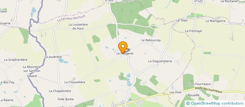 localisation de l'entreprise EURL MILLE FRANCOIS-XAVIER à LA FERRIERE BOCHARD