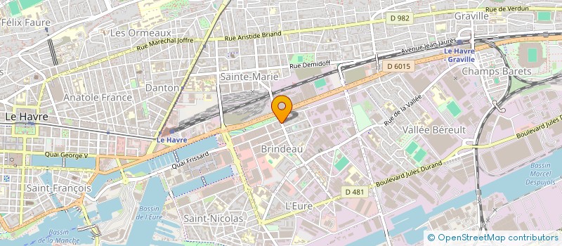 localisation de l'entreprise EURL MILLE PATES à LE HAVRE